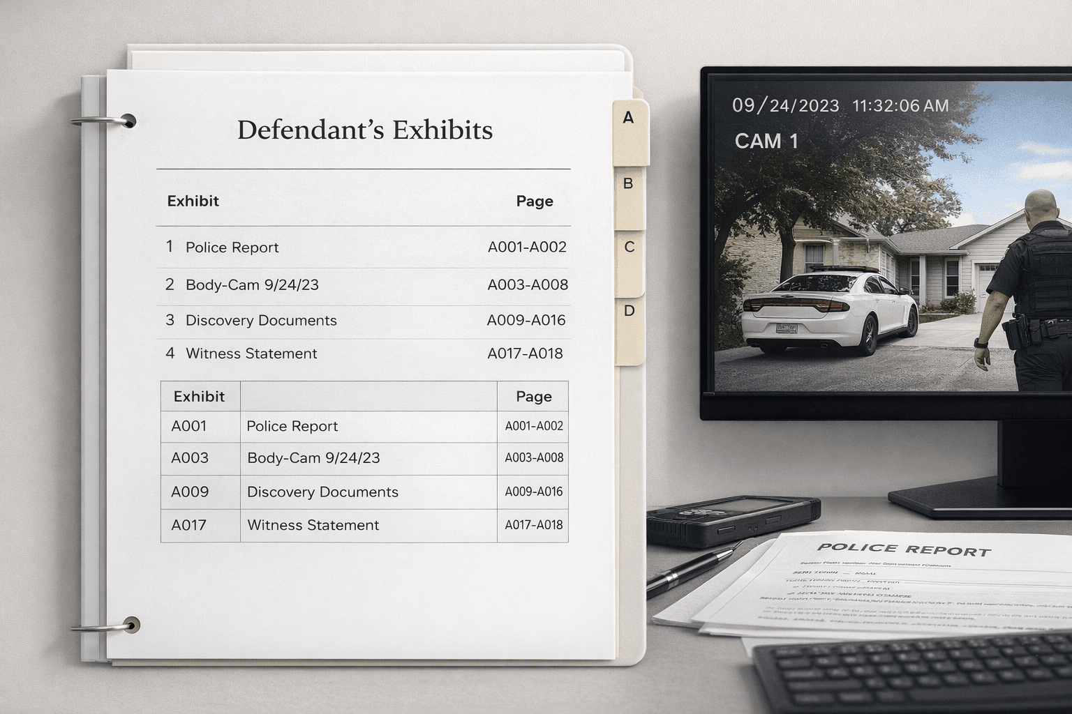 Criminal Defense Trial Exhibits cover