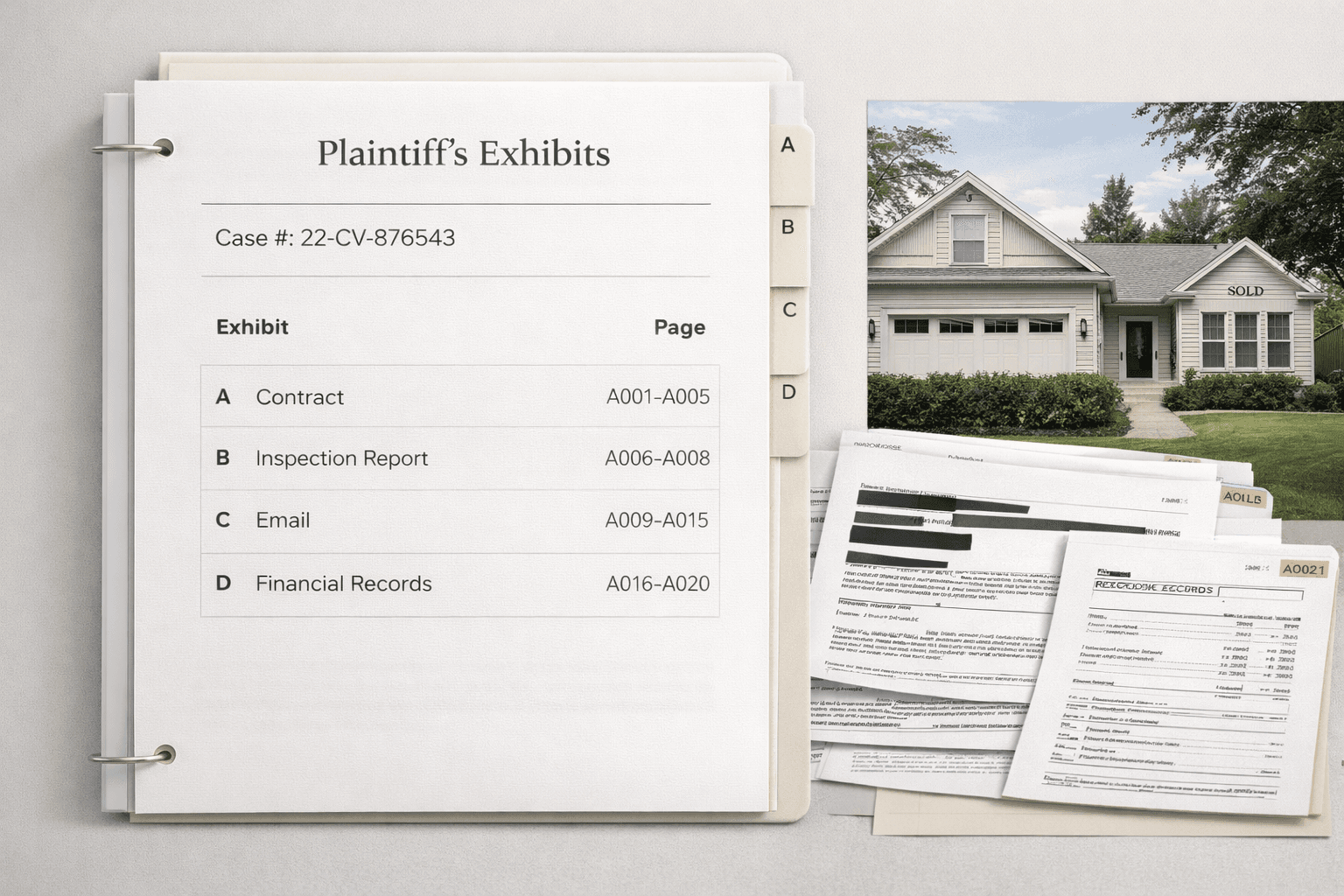 Real Estate Litigation Evidence cover